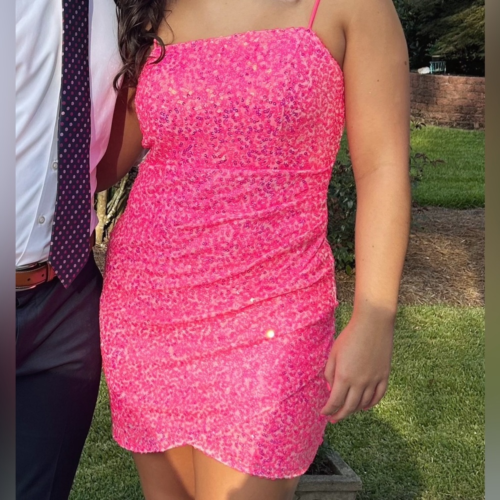 Hot Pink Midnight Doll Homecoming/Cocktail Dress